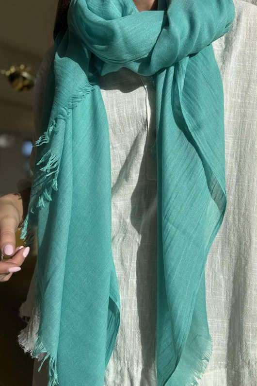  Classic Portobello Scarf Seafoam 